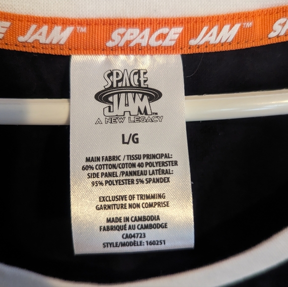 Large Black Space Jam Jersey/ dress - Picture 3 of 4